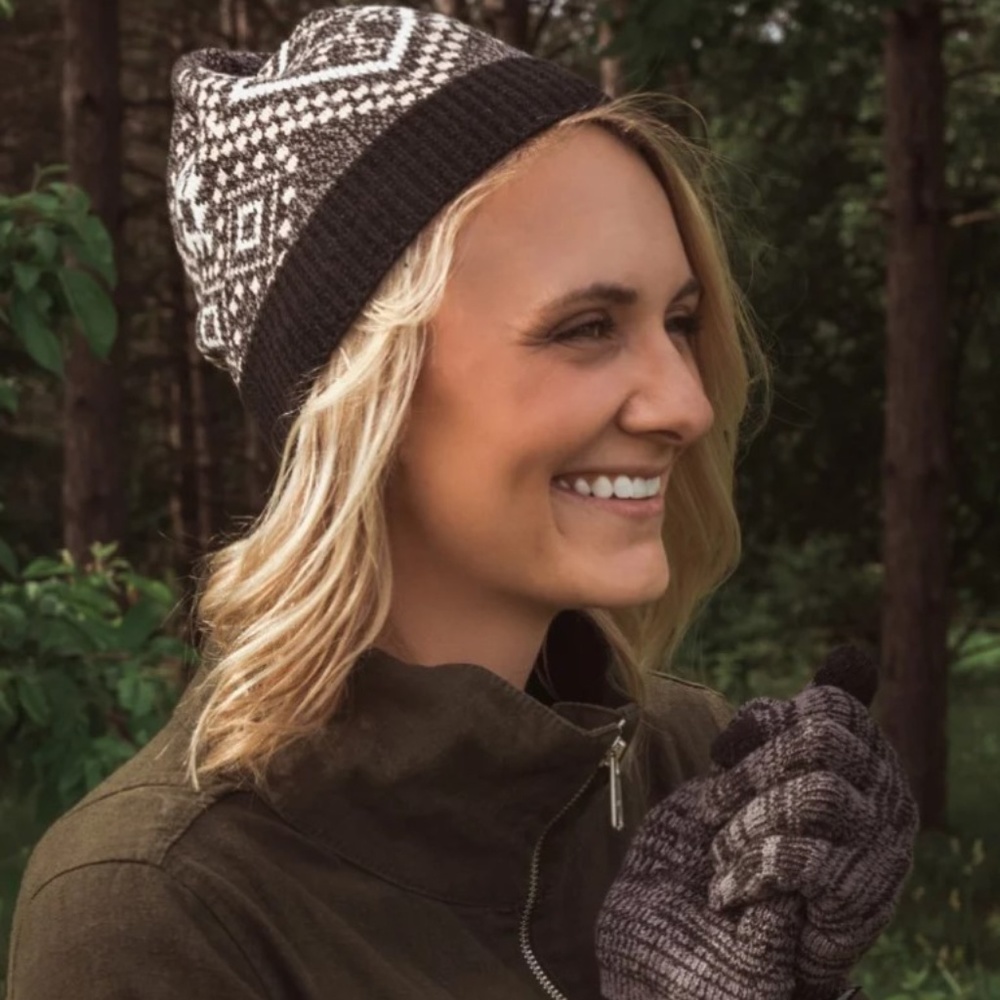 Women's 2-Piece Beanie and Glove Set